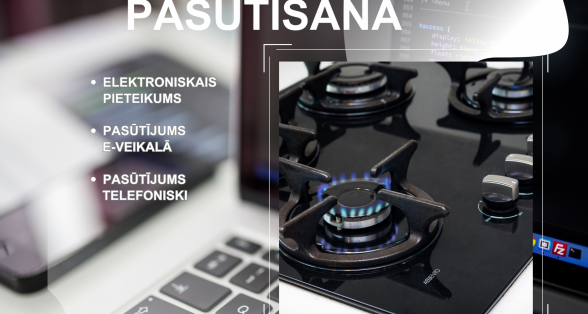 Gāzes pasūtīšanas varianti