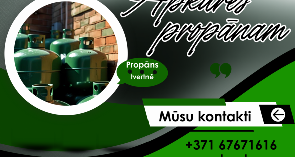 Cenas maiņa propānam apkures vajadzībām