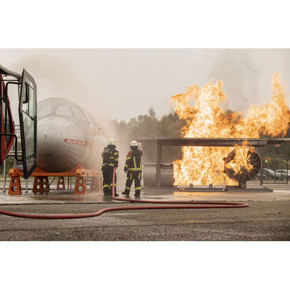 Aviācijas negadījuma simulācija Liepājā