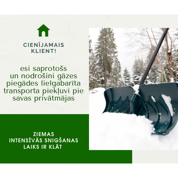  SIA “Latvijas propāna gāze” klientu - privātmāju īpašnieku uzmanībai!